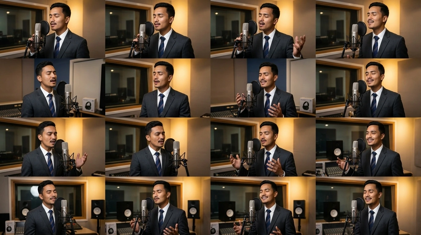 Samrat303 in the recording studio